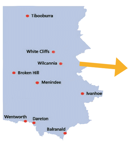 Far West Detail Map - Clear Arrow
