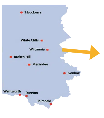 Far West Detail Map - Clear Arrow