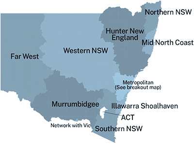 Far West NSW Map