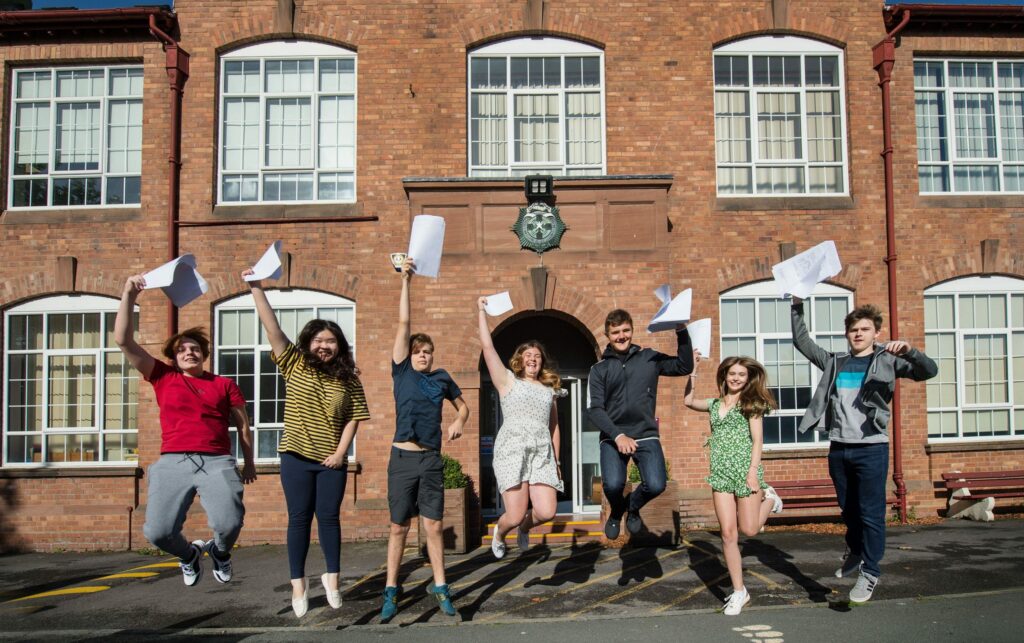 Leaving Certificate Students celebrating their results